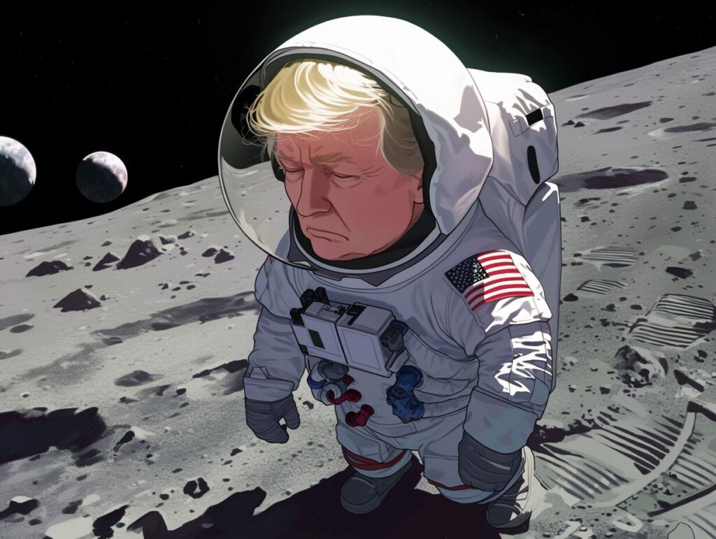 i.am .alex .j Donald Trump as a manga character wearing space su 3fe94a10 8e59 49f9 85e1 f3914ecad4b7 | DIGITALHANDWERK