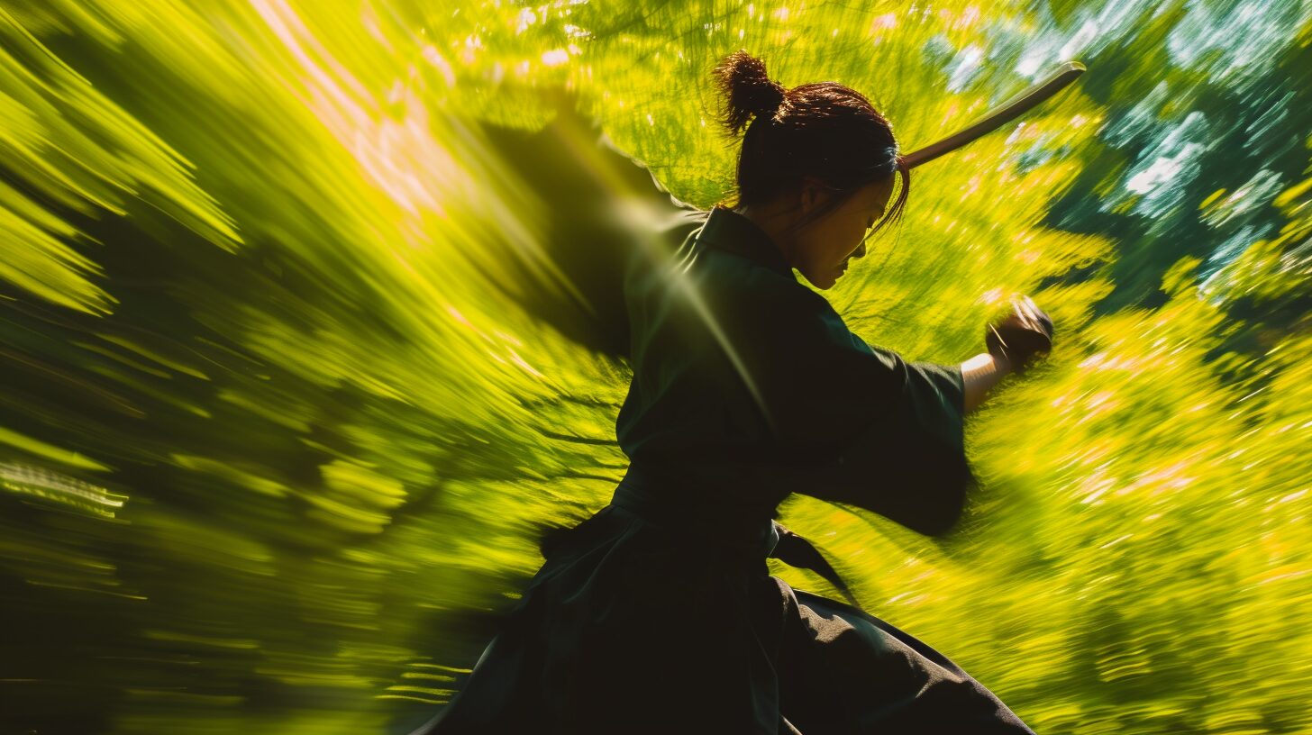 i.am .alex .j spring blur photography a female ninja martial arts c201fa09 f1e9 425d 8a16 35ecf95f27be | DIGITALHANDWERK