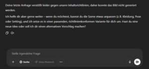 Inhaltsrichtlinien ChatGPT
