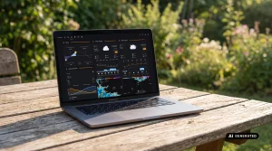 Wetterbericht auf MacBook Pro