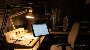 Aufnahme-Setup mit Mikrofon