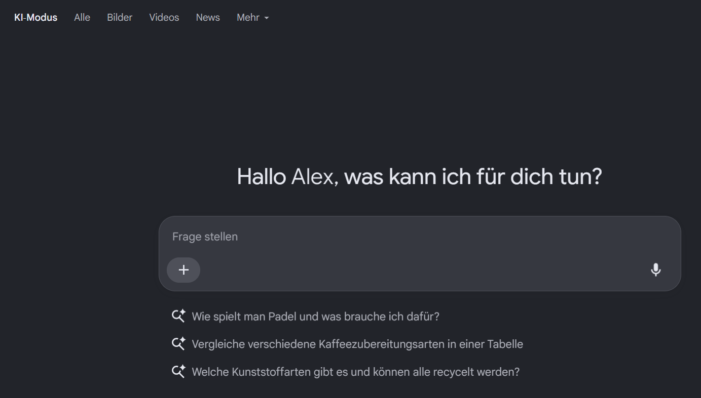 Hallo Alex, was kann ich tun?