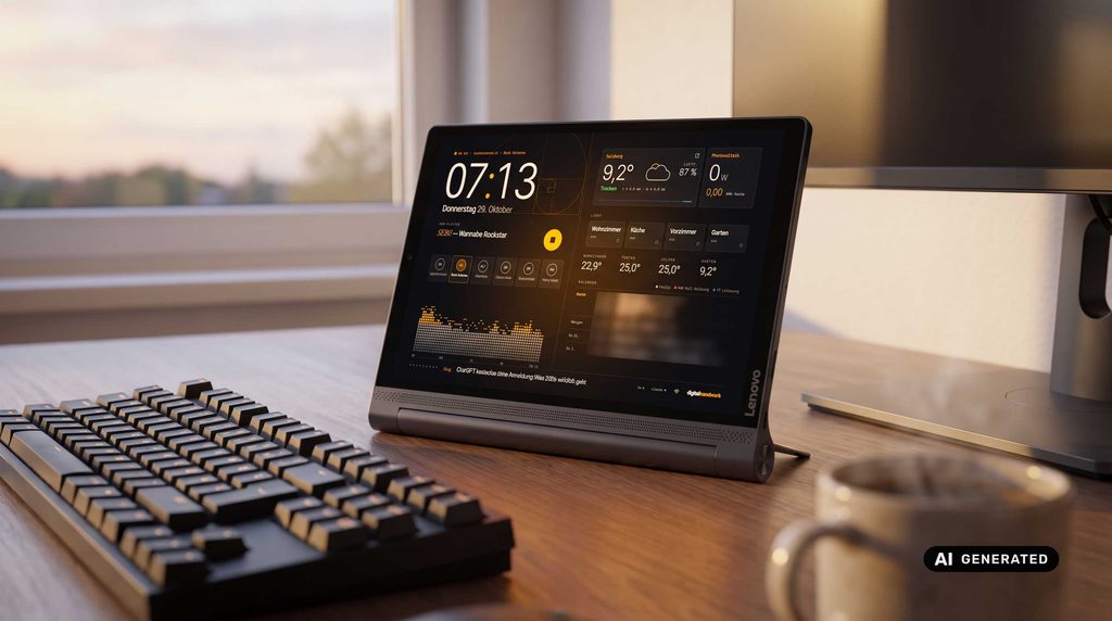 Altes Tablet als Smart Display: Mein DeskPanel mit Claude Code