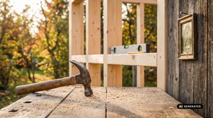 Hammer und Wasserwaage bauen