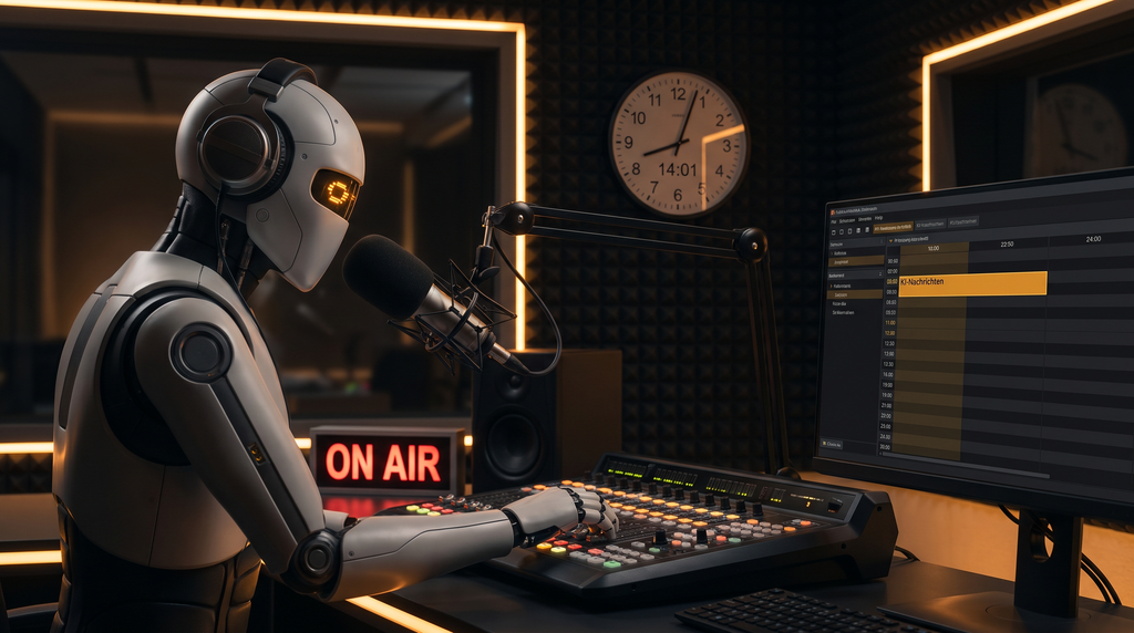 KI-Nachrichten zur vollen Stunde: Warum mein KI-Webradio jetzt einen ganzen Tag lang plant